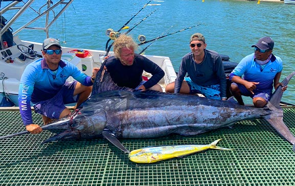 Big game fishing at Black River Mauritius, Excursion